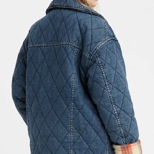 New Levi’s oversized reversible denim trucker jacket